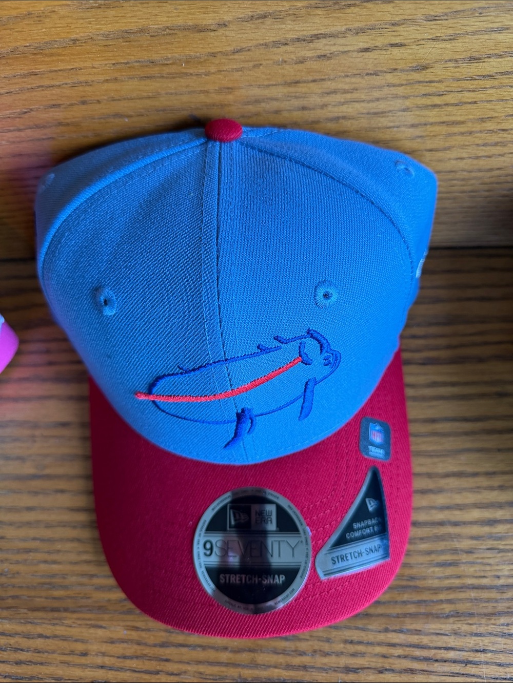 New Era Buffalo Bills Two-Tone Blue & Red Whale Stretch-Snap Cap